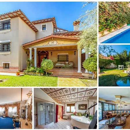 Villa With Private Pool,Near The Beach , Bbq, Wifi Malaga Exterior photo